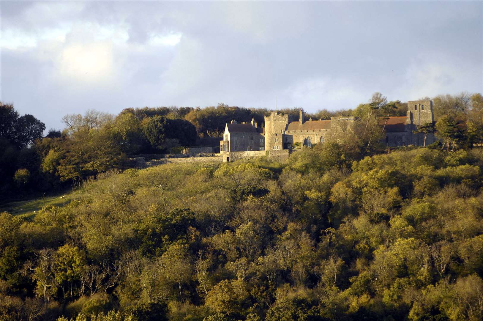 Lympne Castle has been put up for sale. Picture: Gary Browne