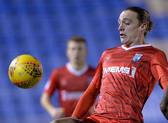 Gillingham striker Tom Eaves Picture: Ady Kerry