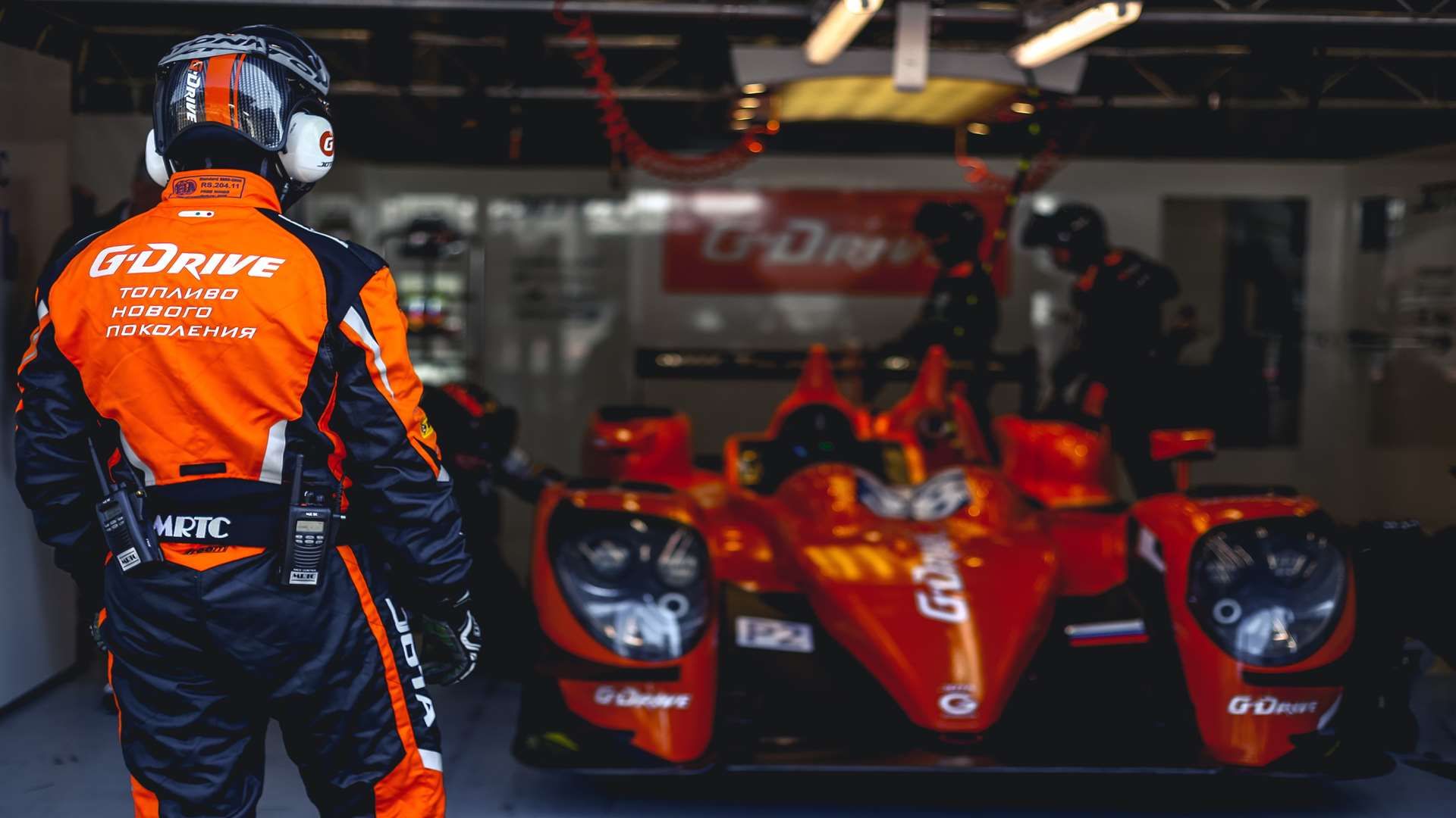 The JOTA Sport garage at the WEC 6 Hours of Spa event