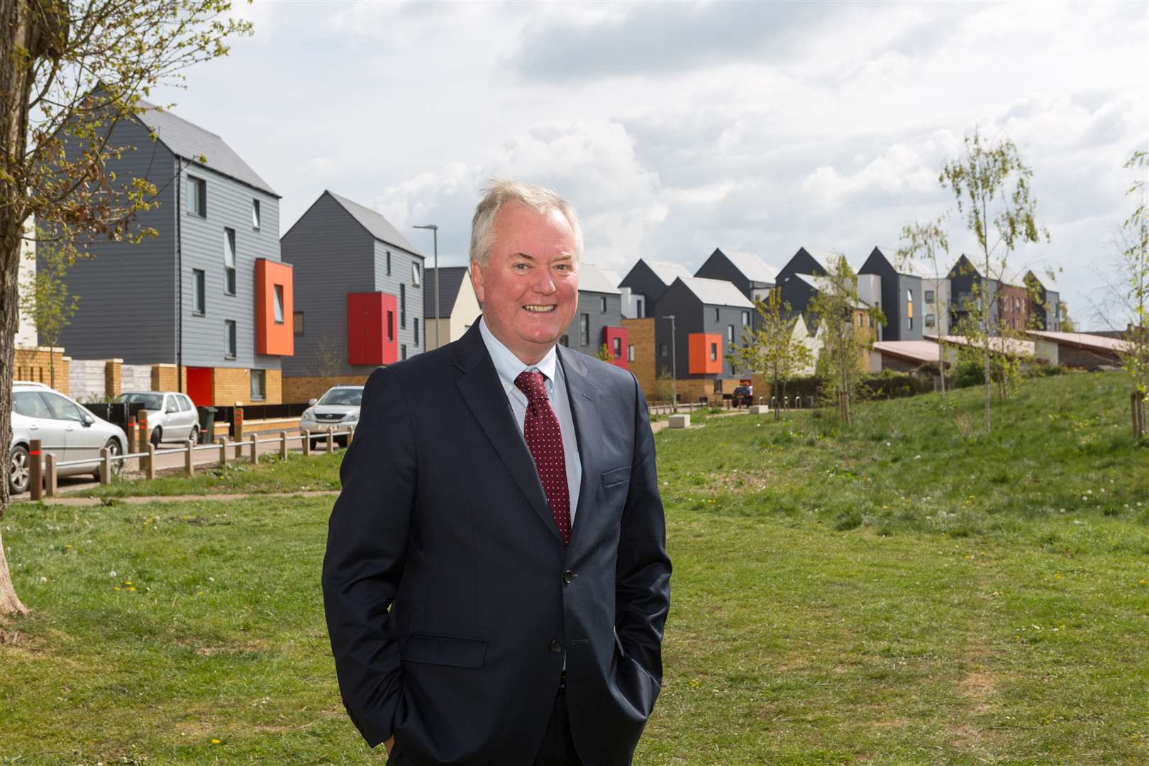 Golding Homes chief executive Peter Stringer at Wallis Fields, a £50m regeneration of the Park Wood Estate in Maidstone