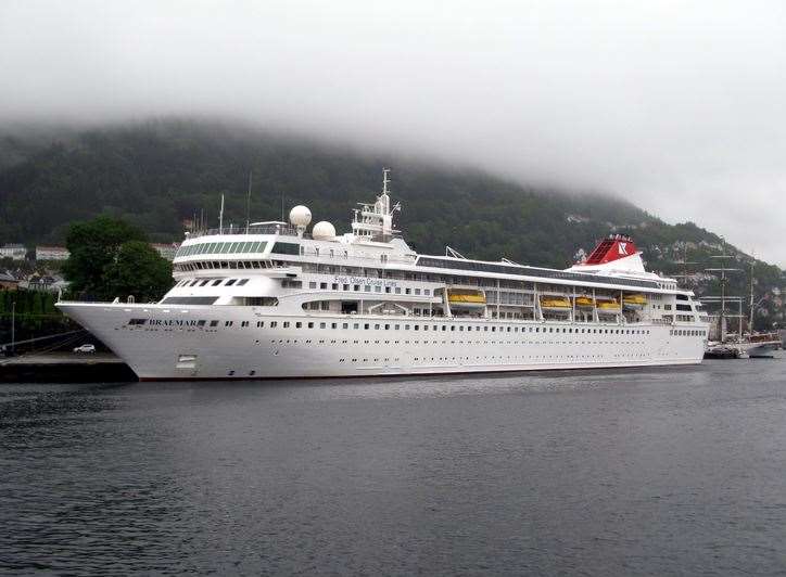 A Fred Olsen cruise liner, similar to the one Mr and Mrs Standen would have been travelling on. Picture: Wikicommons