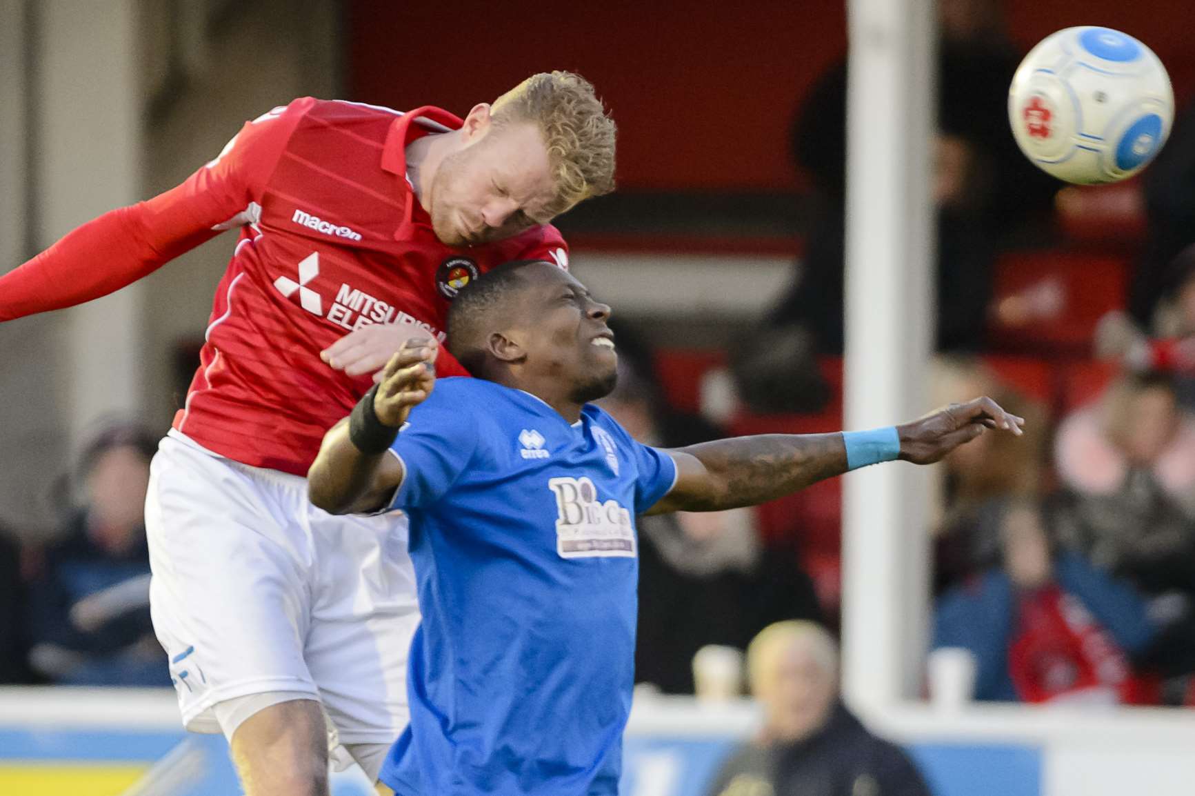 Kenny Clark in action during Fleet's 2-0 win over Chelmsford Picture: Andy Payton