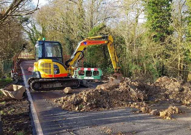 Shalloak Road is regularly closed for emergency works, including water main repairs