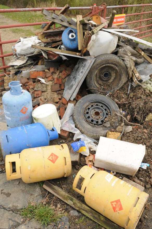 An area in Herne Bay becomes a dumping ground. Library picture