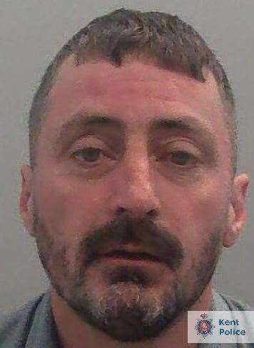 Kelvin Hayes was captured targeting homes in Chatham thanks to doorbell security cameras. Picture: Kent Police