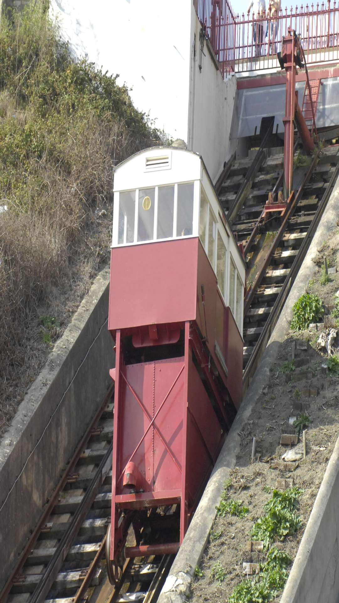 The Leas Lift in Folkestone has been rebuilt in Lego