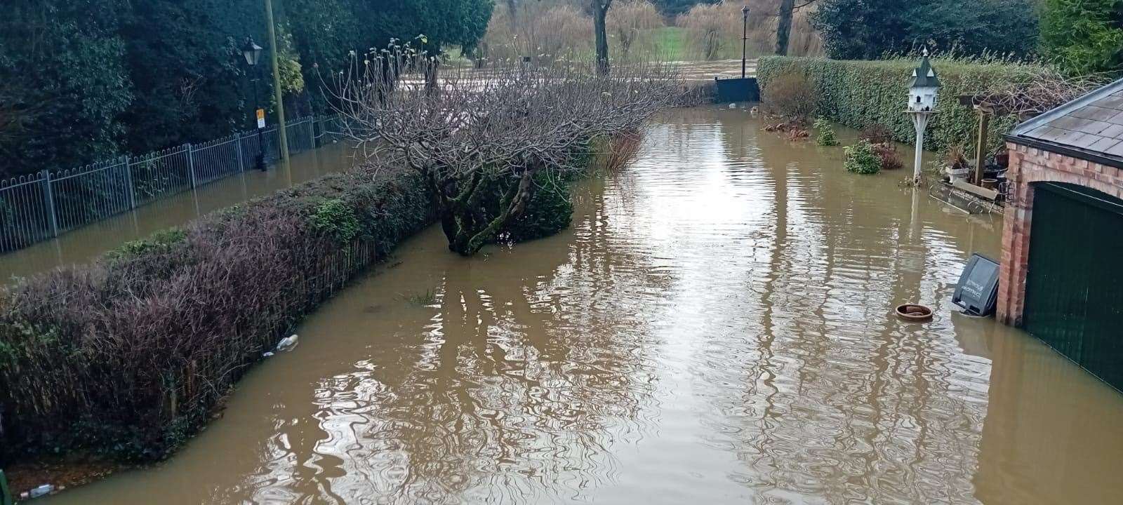 Siobhan Connor’s home in Shrewsbury has been flooded again (Siobhan Connor/PA)