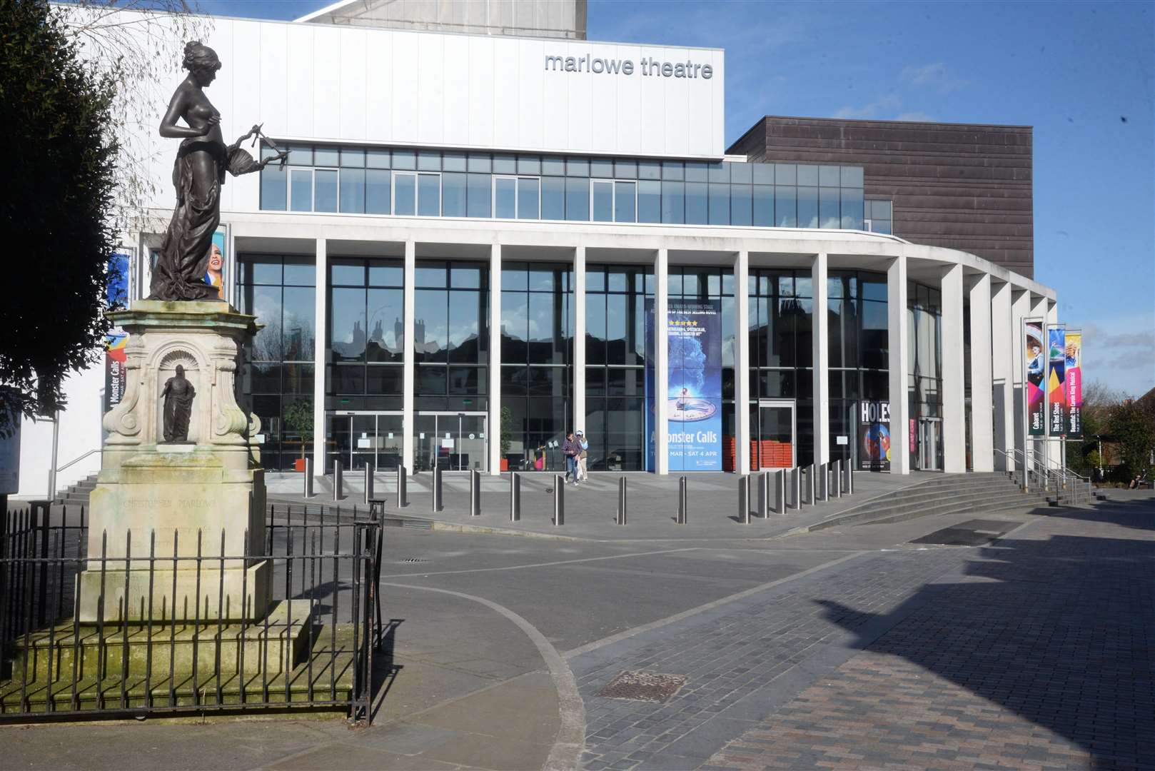 The Marlowe Theatre closed in March as a result of Covid-19 precautions. Picture: Chris Davey.