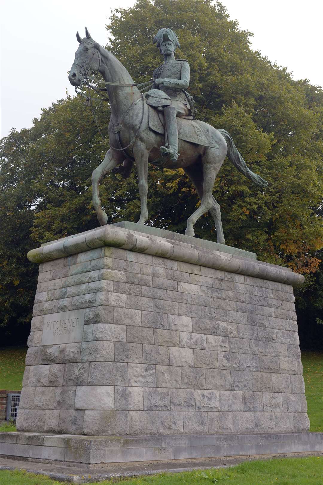 Lord Kitchener's statue at the site off Dock Road, Chatham