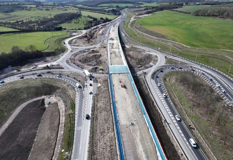 M2 London-bound slip road open at J5 A249 Sittingbourne/Stockbury ...