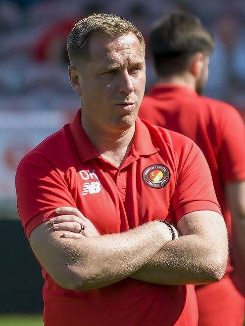 Dennis Kutrieb's Ebbsfleet bounced back from their derby defeats with a 4-1 win over Weymouth. Picture: Ed Miller/EUFC