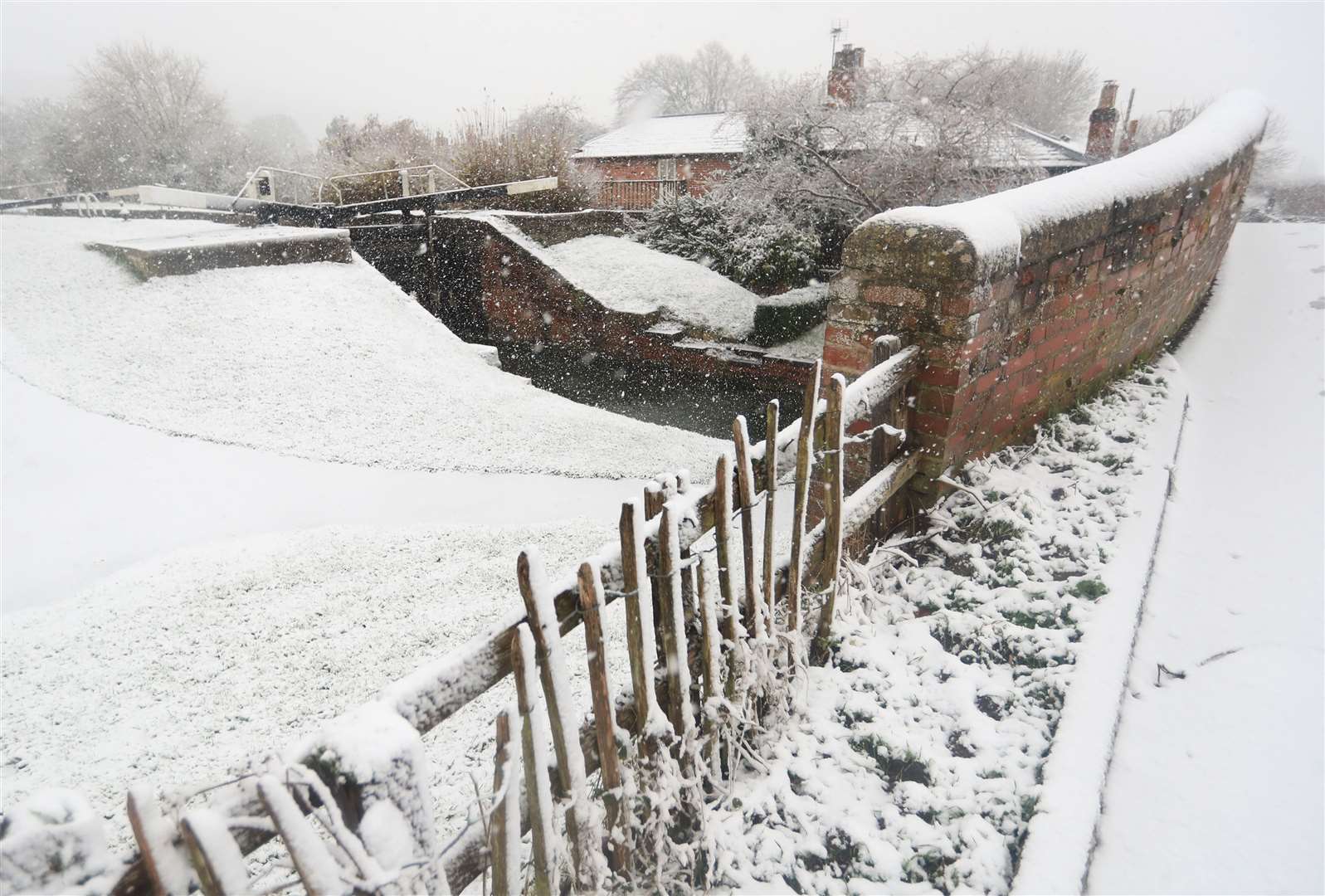 More snow has been forecast for over the weekend (Mike Egerton/PA)