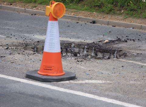 Potholes have increased after the snow