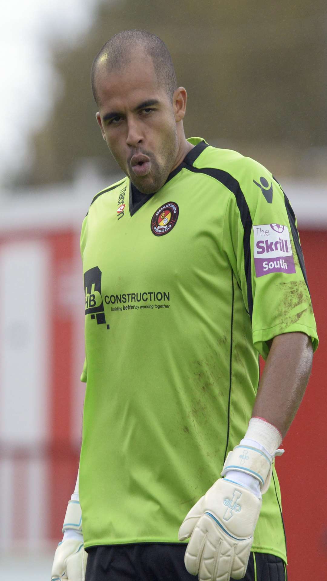 Ebbsfleet keeper Preston Edwards has joined Boreham Wood on a season-long loan Picture: Andy Payton