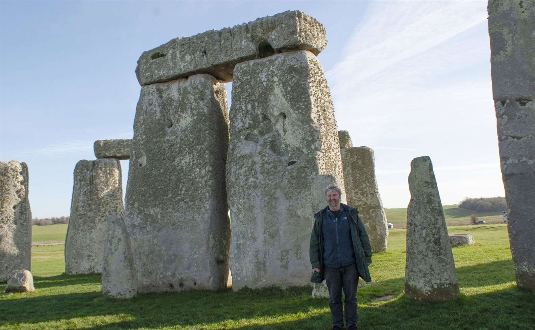 UCL’s Professor Mike Parker Pearson at Stonehenge, the story of whose smaller bluestones is being told in BBC Two documentary Stonehenge: The Lost Circle Revealed (Barney Rowe/BBC/PA)