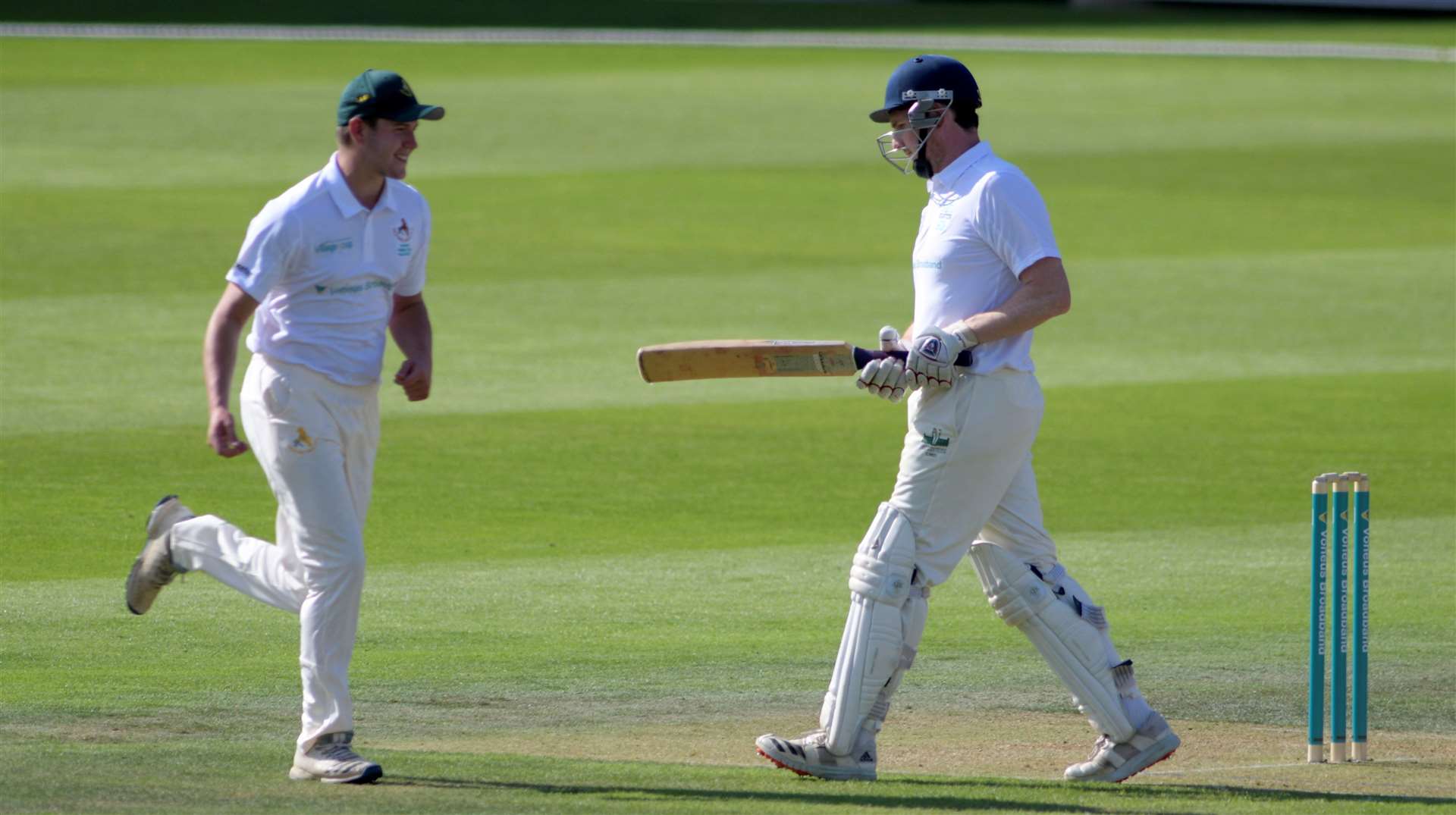 Leeds & Broomfield’s Chris Davis is removed for one. Picture: Barry Goodwin