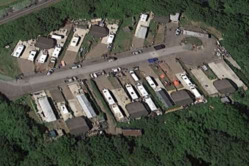 Snowdown caravan site, Aylesham. Picture: Google Earth