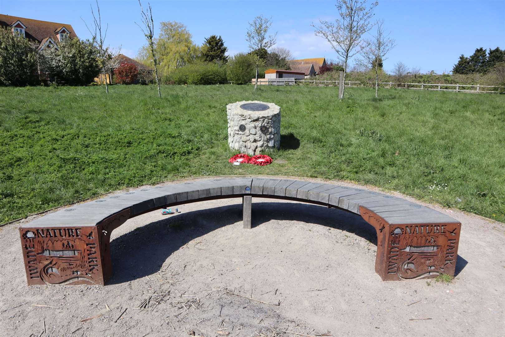 The war memorial at Iwade