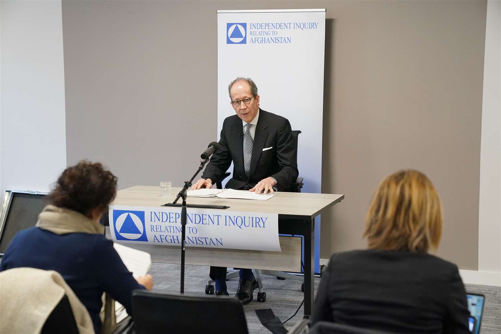 Lord Justice Haddon-Cave at the International Dispute Resolution Centre (Jonathan Brady/PA)