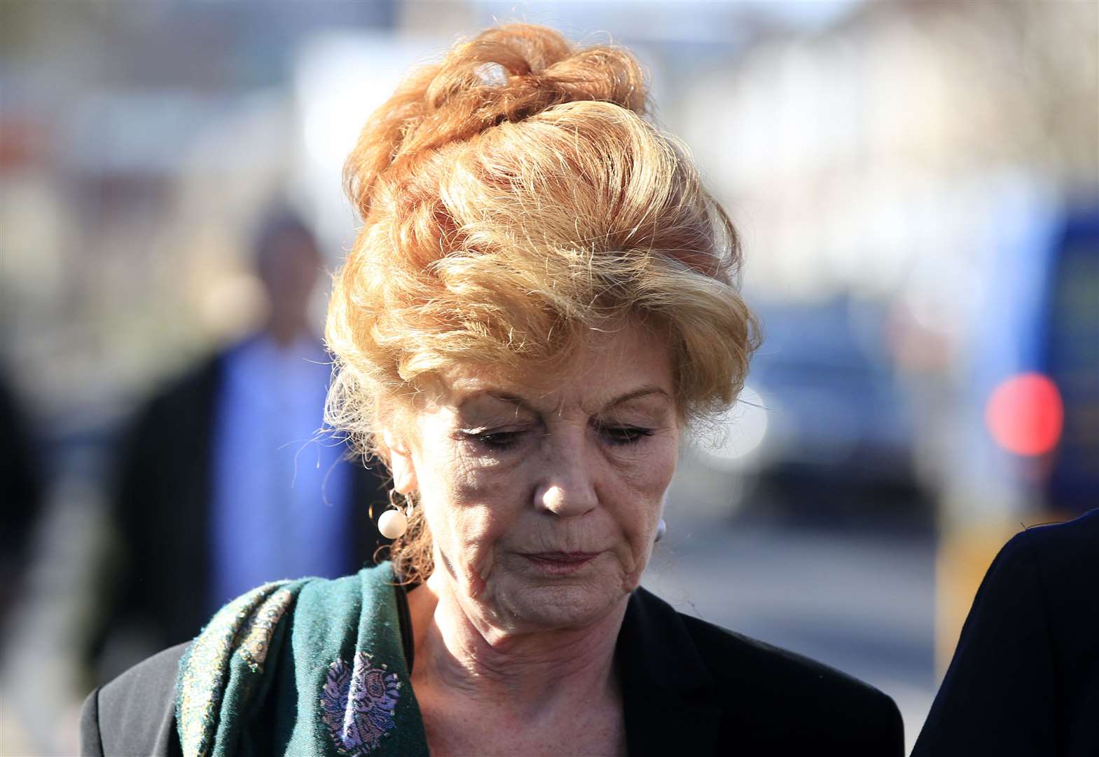 Actress Rula Lenska attended the service (Jonathan Brady/PA)