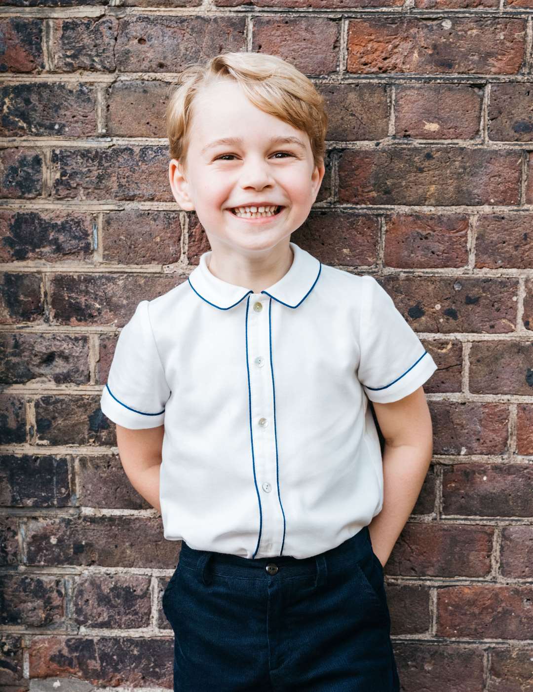 George marks his fifth birthday (Matt Porteous/PA)