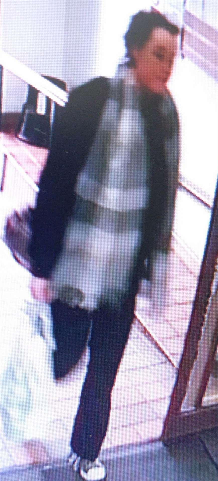 CCTV footage of missing woman Rebecca Smallcalder. Picture: Kent Police