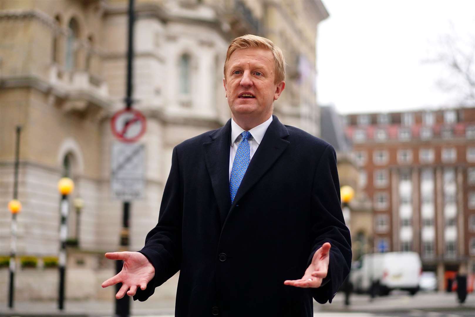 Oliver Dowden, the Chancellor of the Duchy of Lancaster (Victoria Jones/PA)