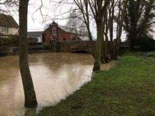 High waters in Edenbridge Picture: B Blake