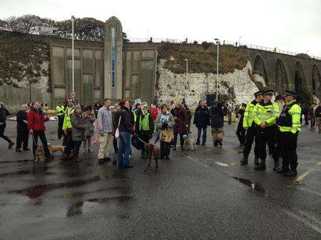 Live animal exports through the port of Ramsgate.