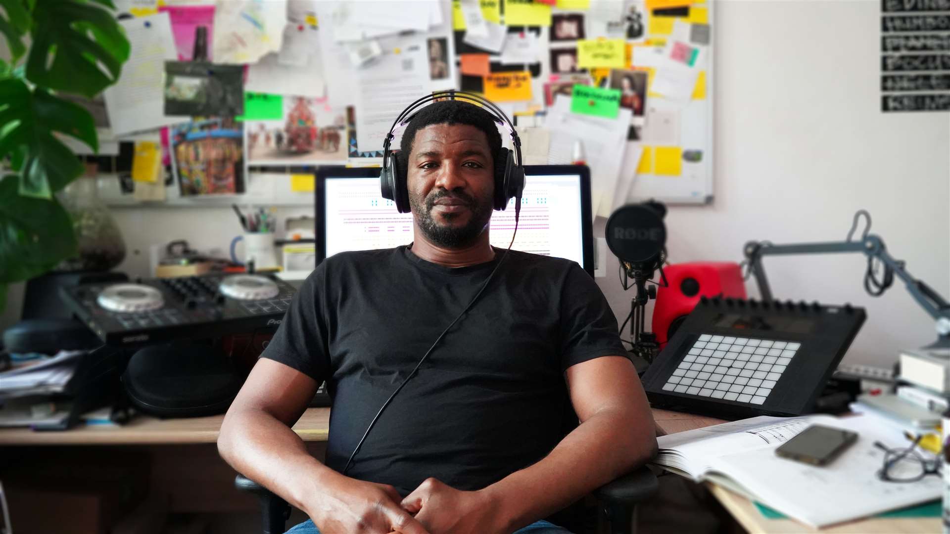 Artist Emeka Ogboh created the Sound Of The Union piece (University of Edinburgh/PA)