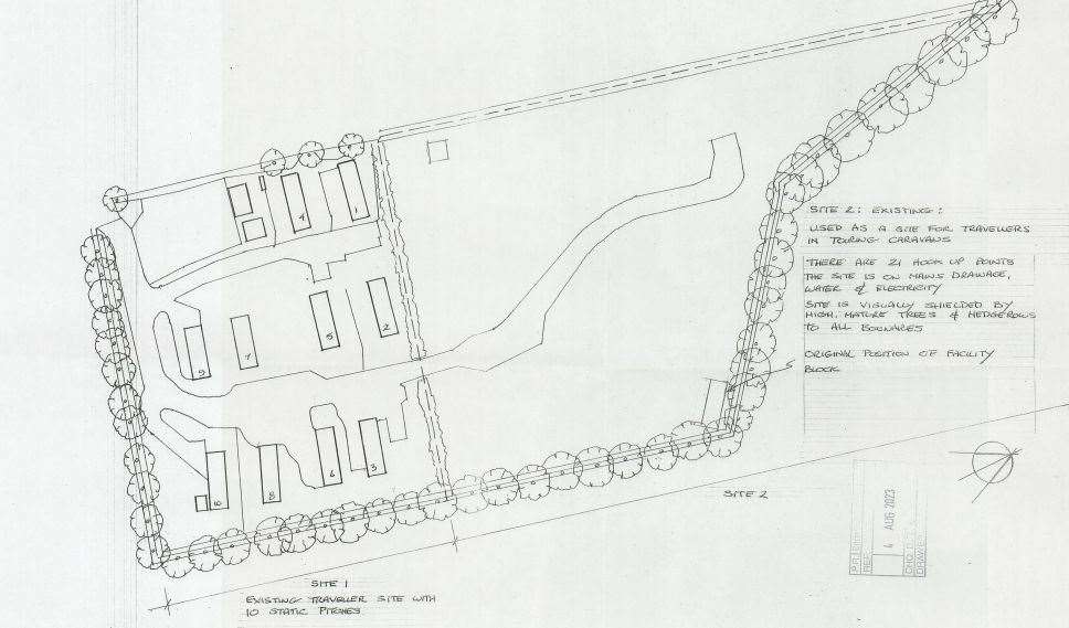 The proposed site at Stockett Lane, Maidstone. Picture: Maidstone council