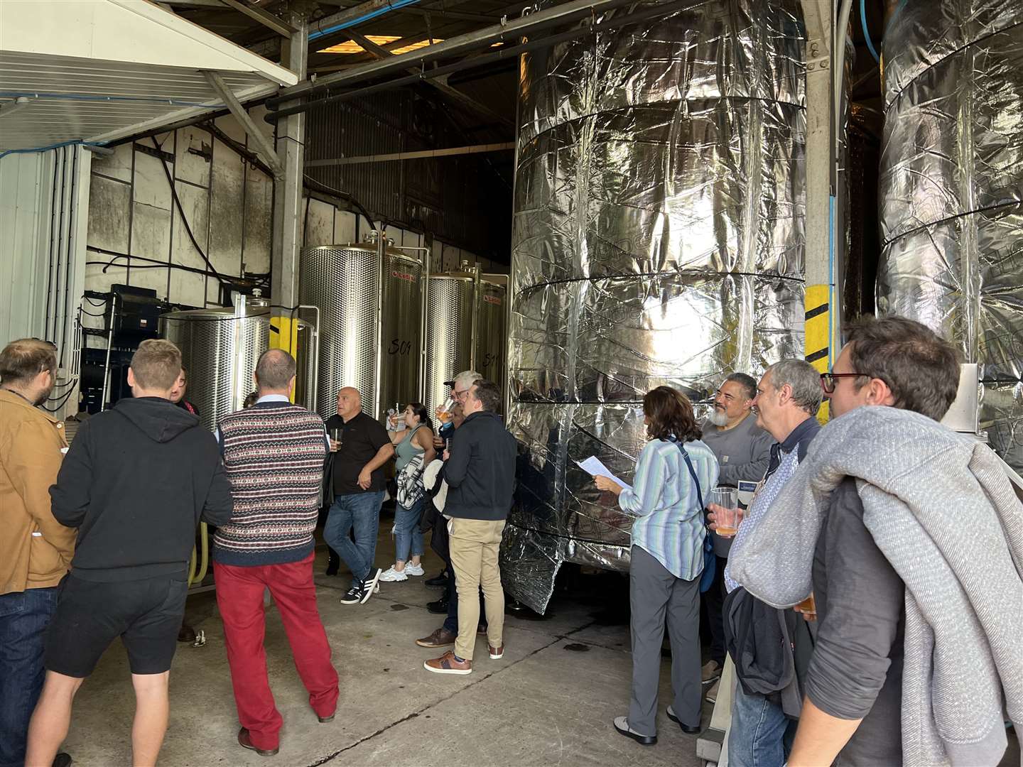 Inside Kentish Pip's cider making facilities