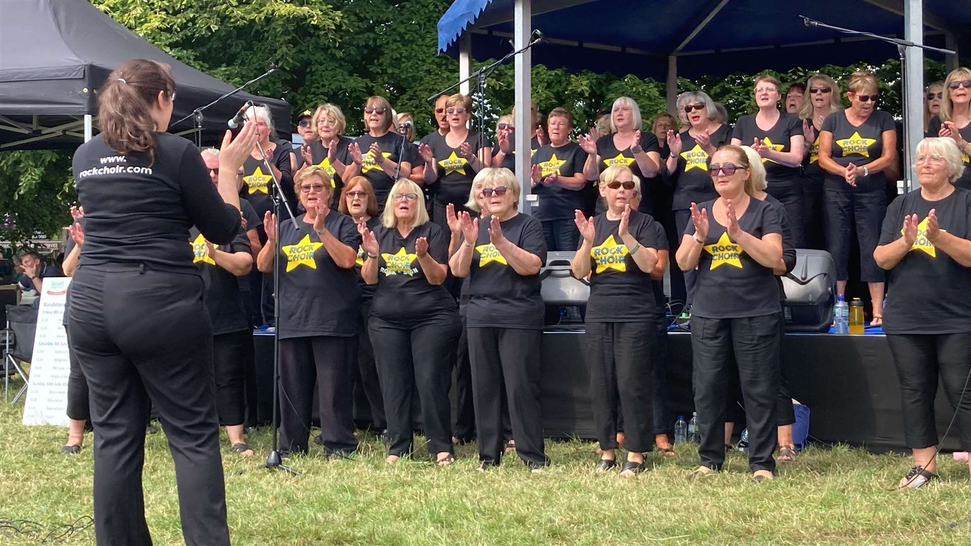 The Rock Choir with music and entertainment at the Kent County Show