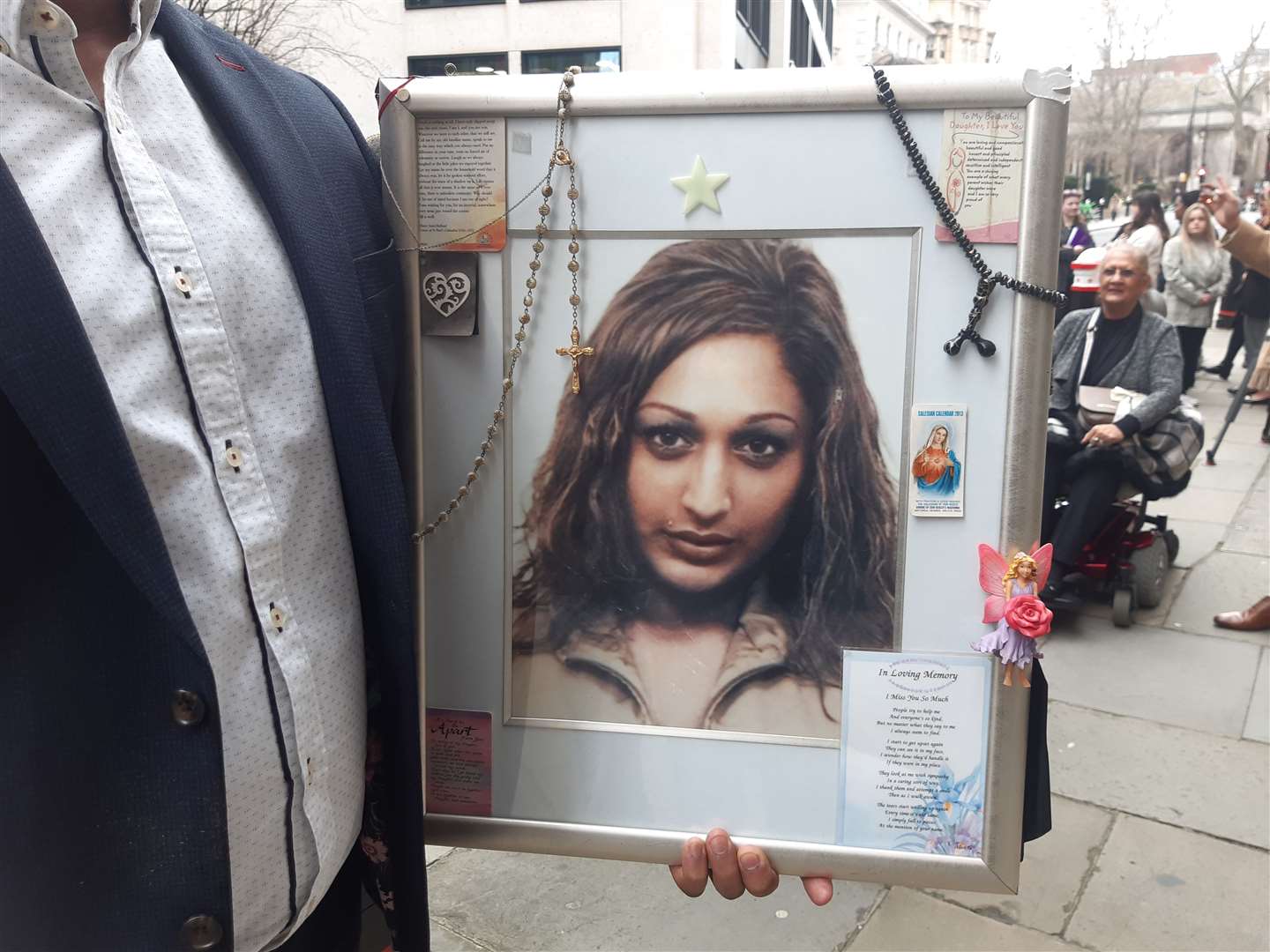 Ms Rizvi was killed in the early hours of March 20 2003 as she drove away from Bexleyheath police station in south east London (Helen William/PA)