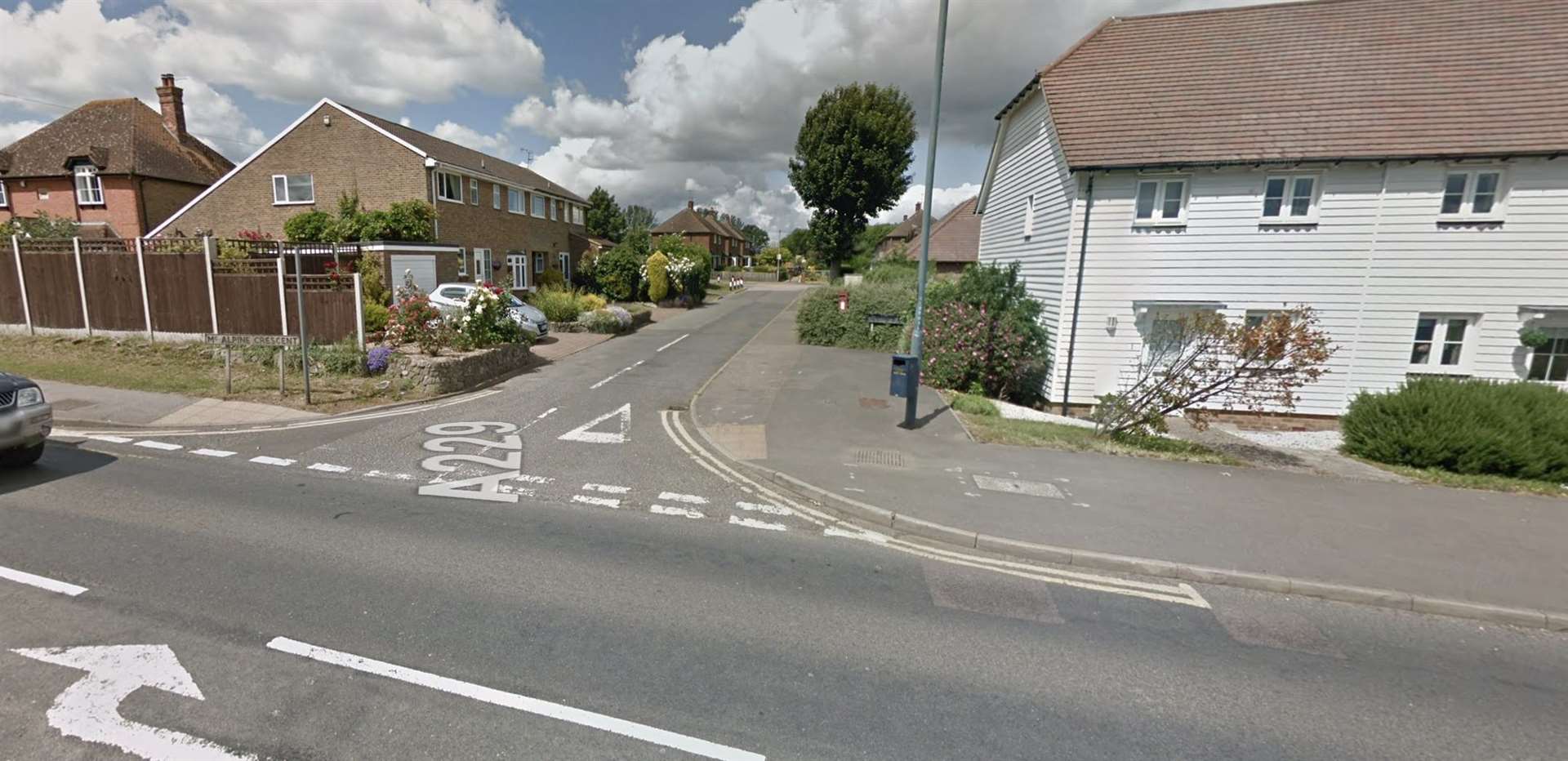 It happened near McAlpine Crescent in Loose. Picture: Google Street View