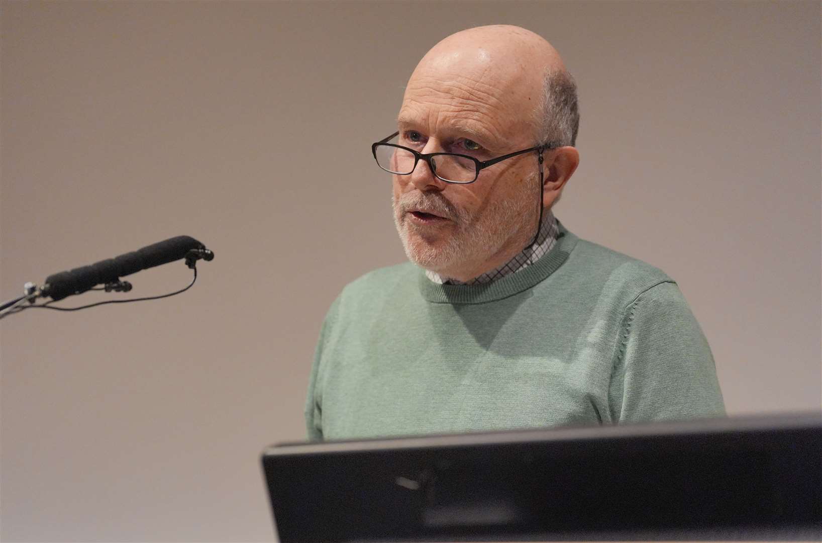 Consultant neonatologist Richard Taylor also spoke at the press conference (Jonathan Brady/PA)