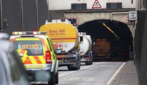 Dartford Tunnel. Stock picture