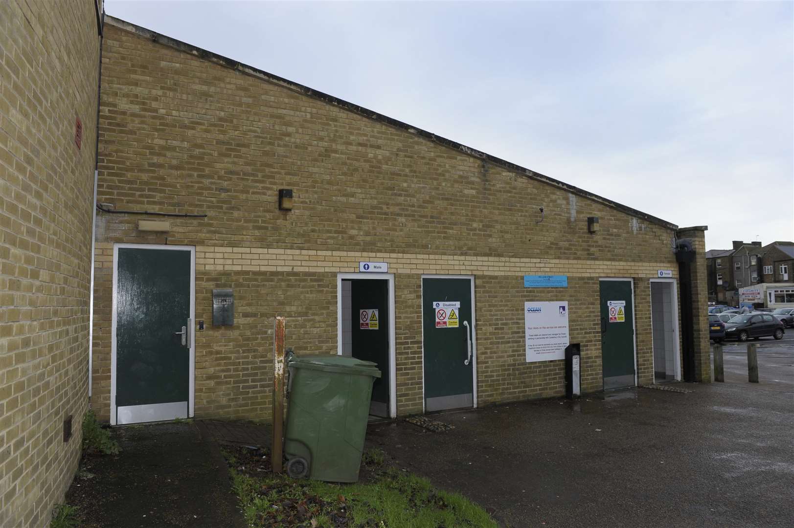 Council toilets near Herne Bay swimming pool in William Street, Herne Bay. Picture: Tony Flashman