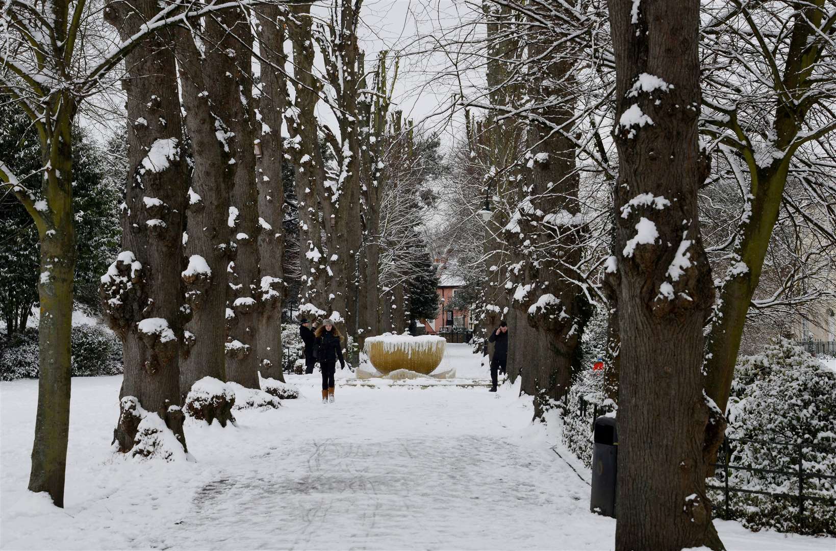 The snow fell this week...but not like in years gone by