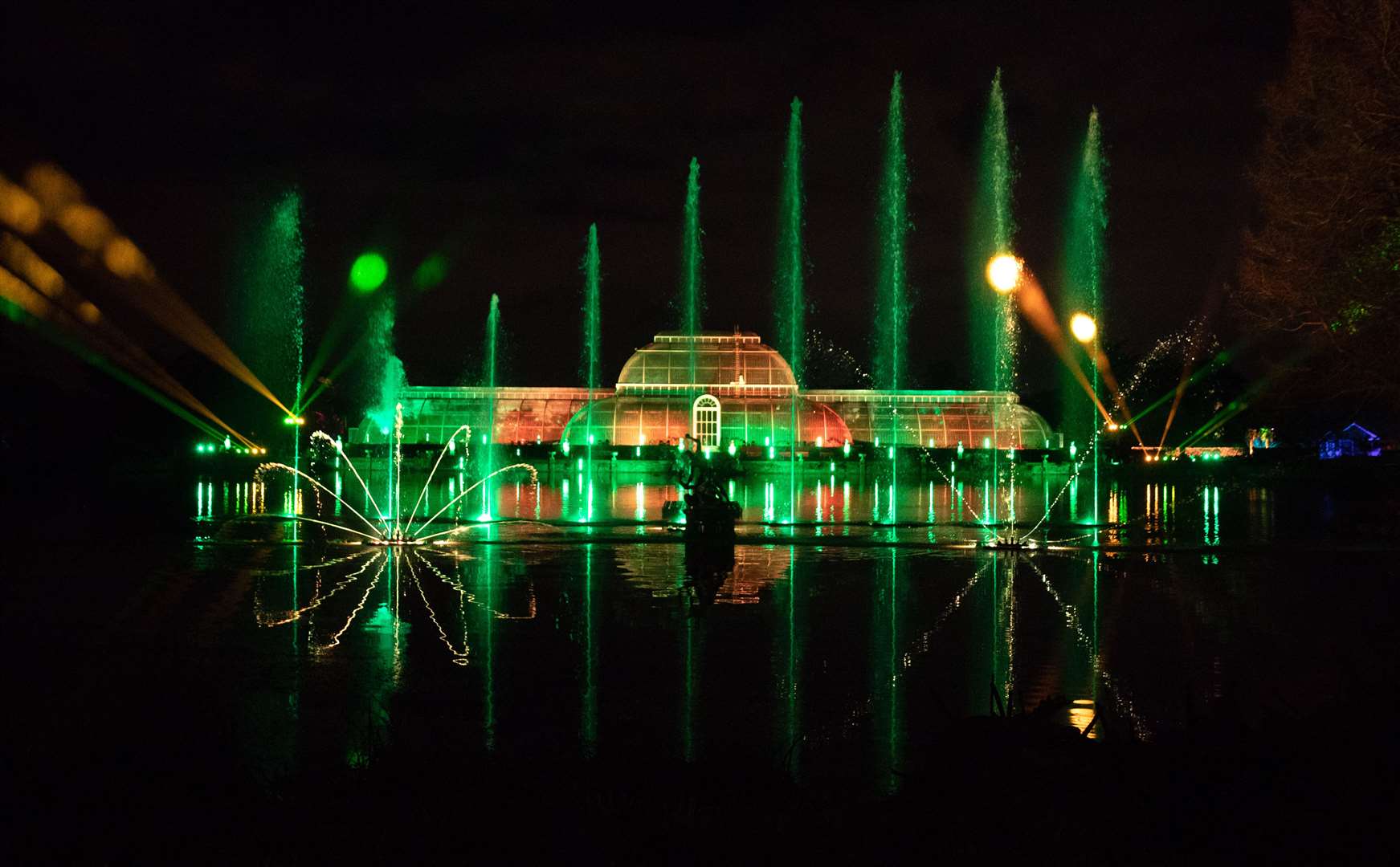 Christmas at Kew at the Royal Botanic Gardens (Andrew Matthews/PA)