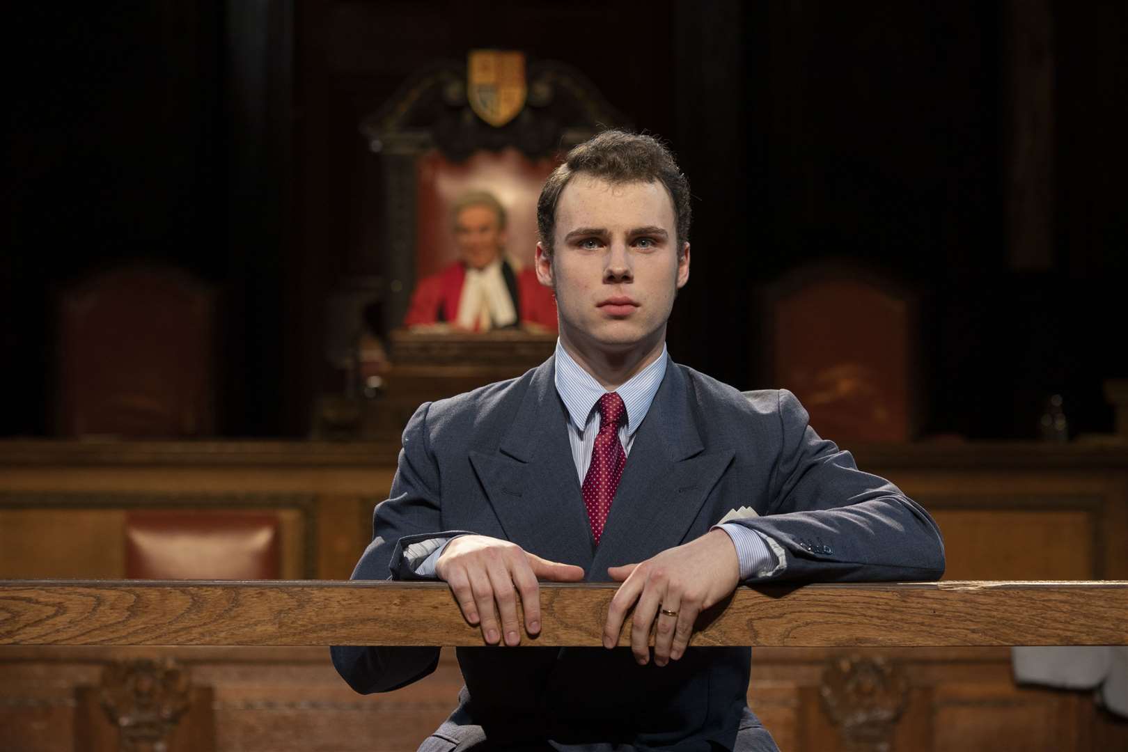 Leonard Vole (Daniel Solbe) in Witness for the Prosecution (8293075)