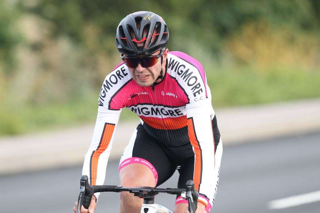 Ryan Cottis led the way during round 12 of the Wigmore CC evening 10 mile time trial series