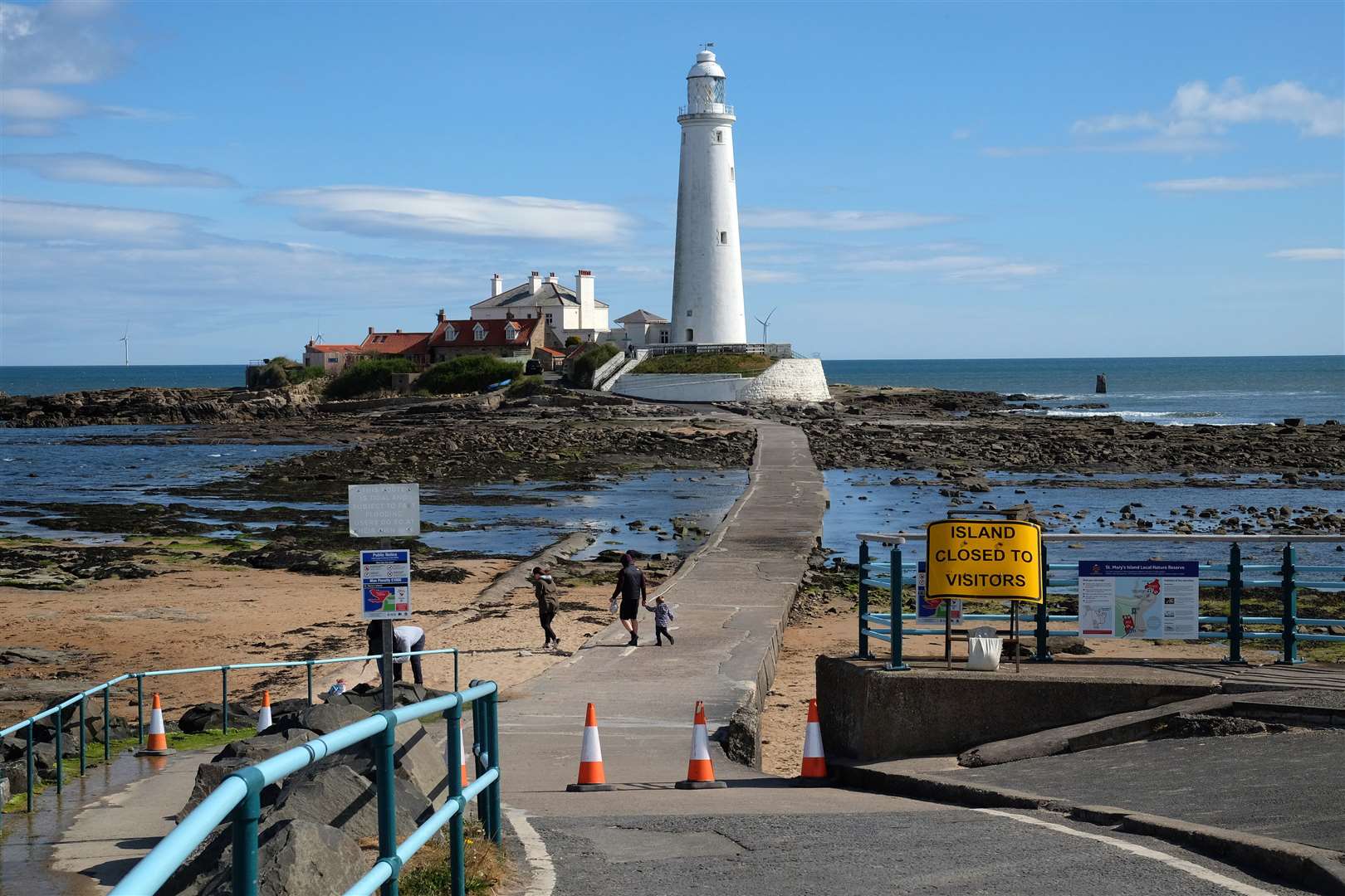 The message to tourists was clear (Owen Humphreys/PA)