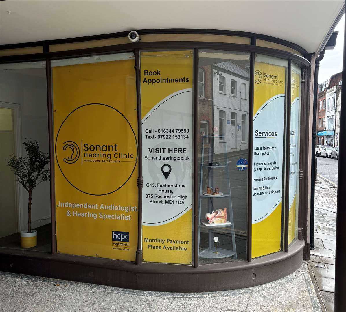 Sonant Hearing Clinic is based in Featherstone House on Rochester High Street.