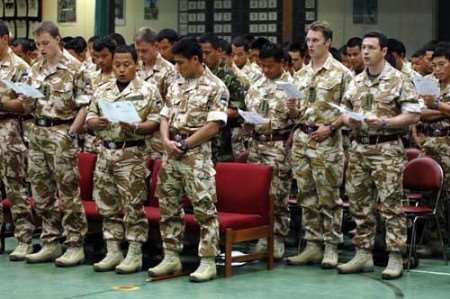 By September 6, the 320 members of the 36 Engineers Regiment will be in Afghanistan. Picture: MATTHEW WALKER
