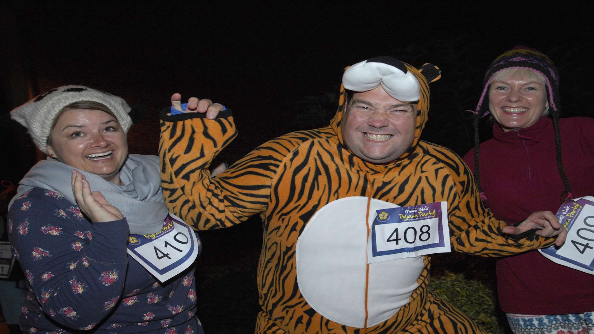 In previous years fundraisers donned fancy-dress costumes for the walk