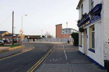 The Globe and Engine, on St Michael's Road near Sittingbourne Railway Station.