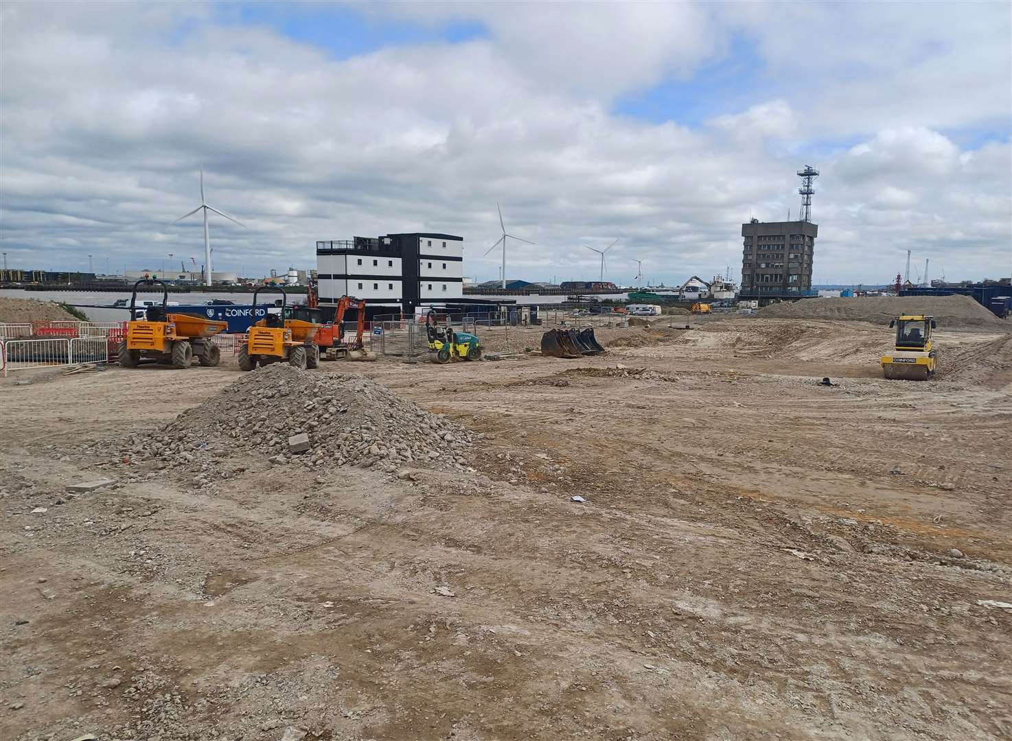 The Harbour Village construction site