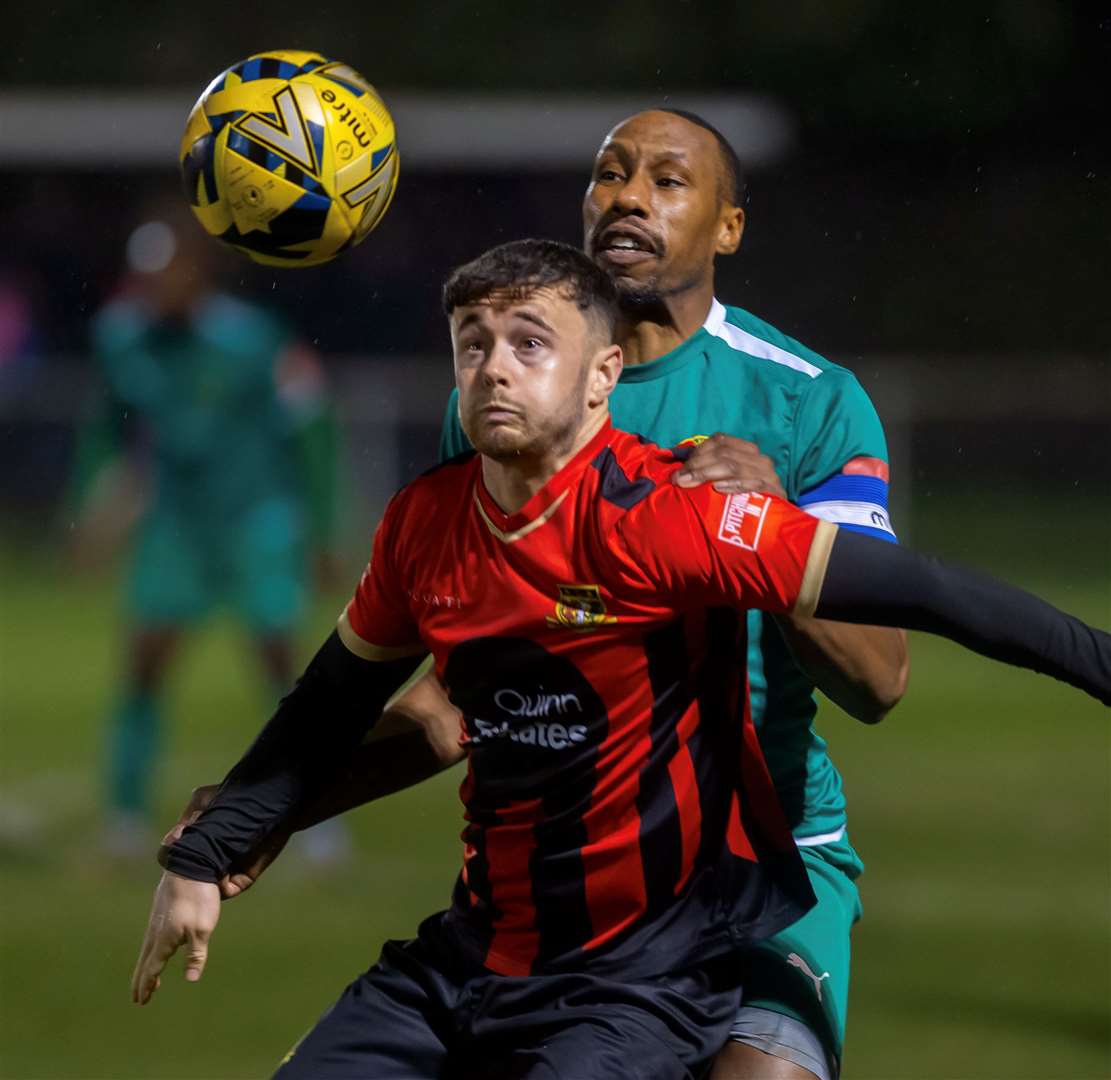 Danny Parish scored on his first Sittingbourne start. Picture: Ian Scammell