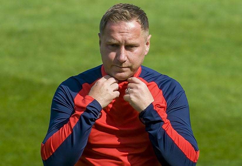 Ebbsfleet manager Dennis Kutrieb. Picture: Ed Miller/EUFC